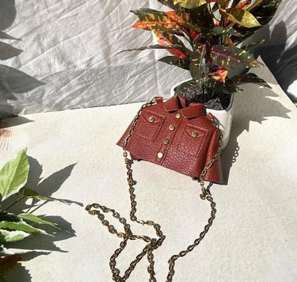 Cute Jacket Style Women’s Sling Bag – Trendy & Lightweight Casual Carry