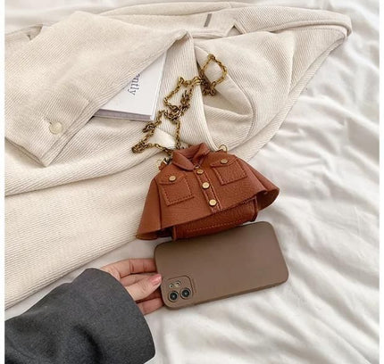 Cute Jacket Style Women’s Sling Bag – Trendy & Lightweight Casual Carry