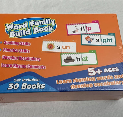 30 Rhyming Words Flipbook for Children Learning