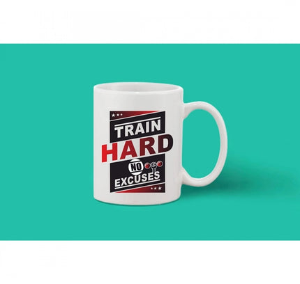 Printed Ceramic Coffee Mug - 1 Pieces, White, 11oz