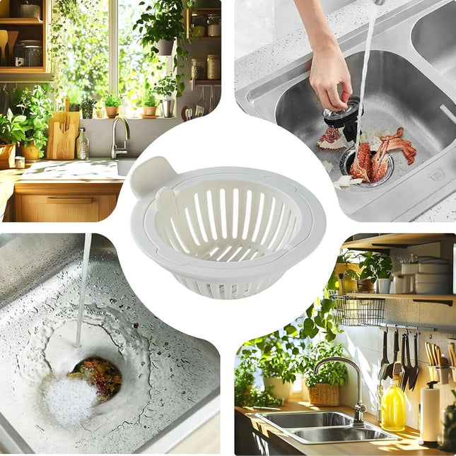 Kitchen Sink Stopper | Anti-Clog Food Catcher & Basket Strainer – Garbage Disposal Cover (Pack of 2)