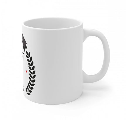 Ceramic 3rd Anniversary Printed Coffee Mug (Color: White, Capacity:330ml)