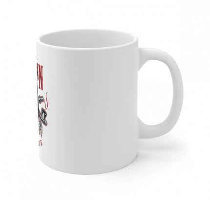 Ceramic Gorila Desing Printed Coffee Mug (Color: White, Capacity:330ml)