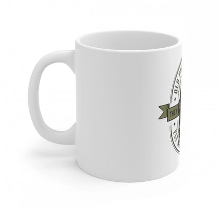 Ceramic Gorila Desing Printed Coffee Mug (Color: White, Capacity:330ml)