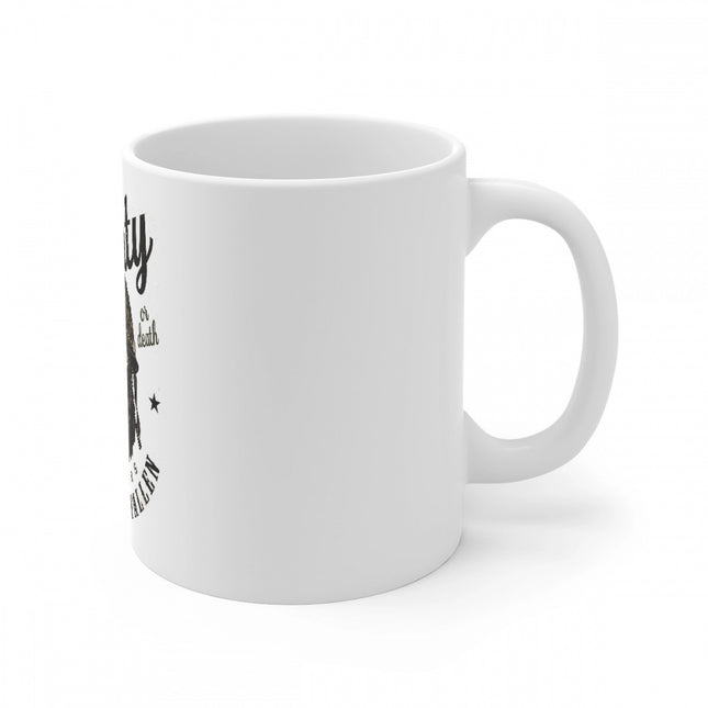 Ceramic Gorila Desing Printed Coffee Mug (Color: White, Capacity:330ml)