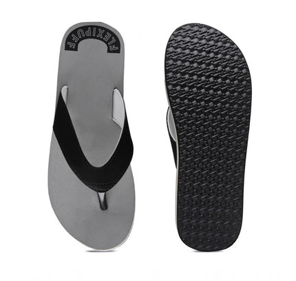 Unisex Rubber Men's Slippers for Ultimate Comfort (Grey)