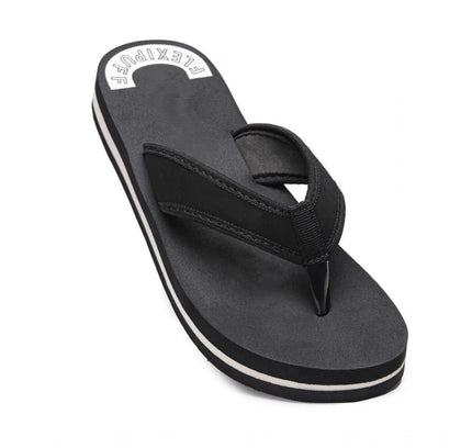 Unisex Rubber Lightweight and Soft Women Slippers for a Cozy Step (Black)