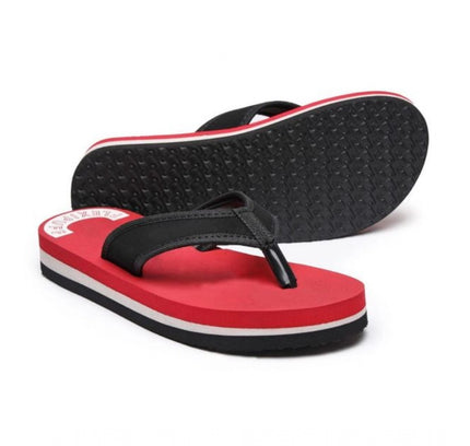 Unisex Rubber Lightweight and Soft Women Slippers for a Cozy Step (Red)