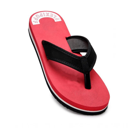 Unisex Rubber Lightweight and Soft Women Slippers for a Cozy Step (Red)