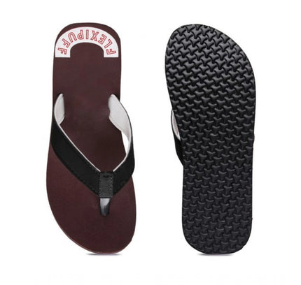 Unisex Rubber Comfortable Orthopedic Doctor Slipper and Flip Flops (Maroon)
