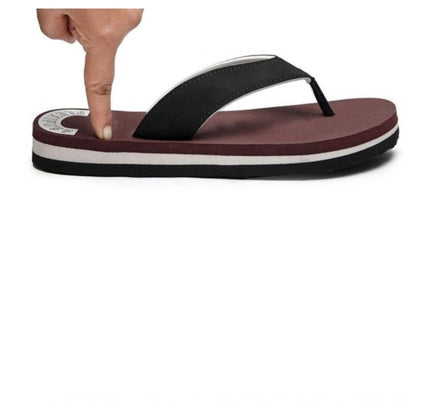 Unisex Rubber Men's Slippers for Ultimate Comfort (Maroon)