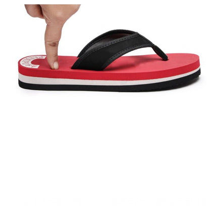 Unisex Rubber Lightweight and Soft Women Slippers for a Cozy Step (Red)