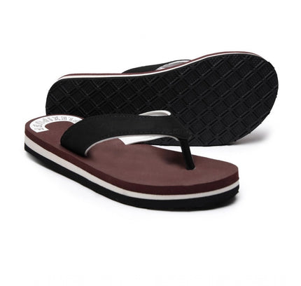 Unisex Rubber Men's Slippers for Ultimate Comfort (Maroon)