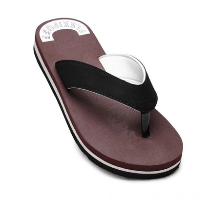 Unisex Rubber Men's Slippers for Ultimate Comfort (Maroon)