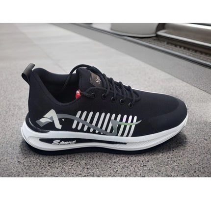 Men's Solid Synthetic Casual Shoes (Blue)