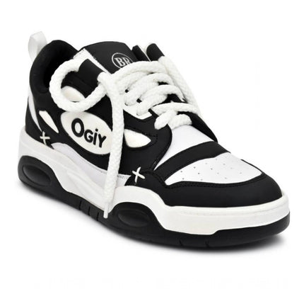 Men's Solid Synthetic Casual Shoes (Black)