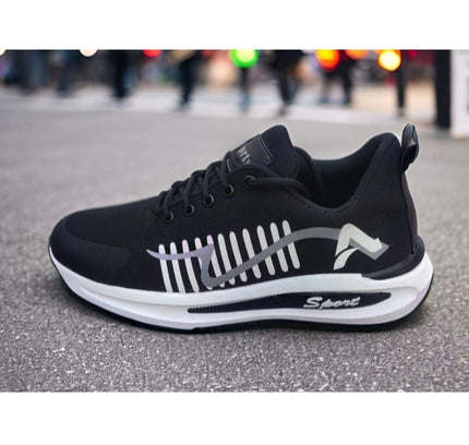 Men's Solid Synthetic Casual Shoes (Blue)