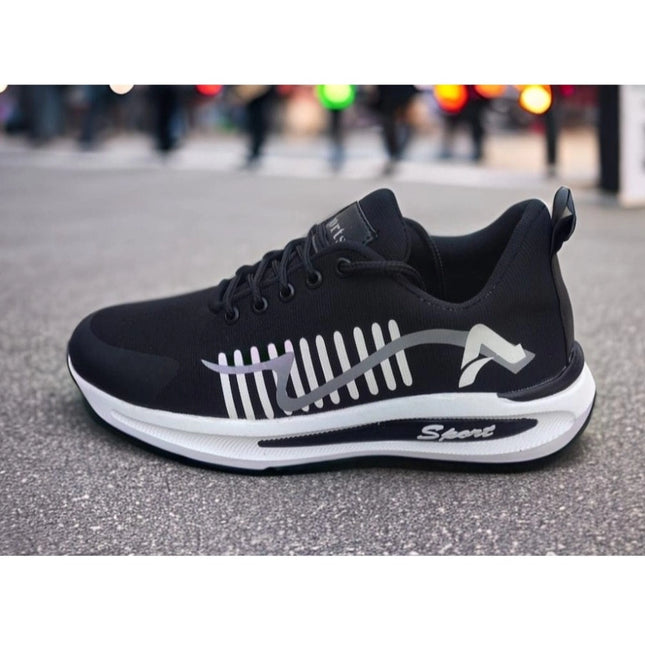 Men's Solid Synthetic Casual Shoes (Blue)