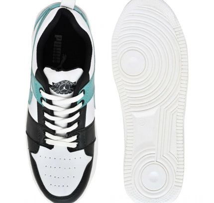 Men's Solid Synthetic Casual Shoes (Sea-Green)