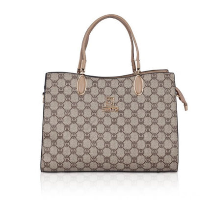 Women's Faux Leather Printed Handbag (Hilver)