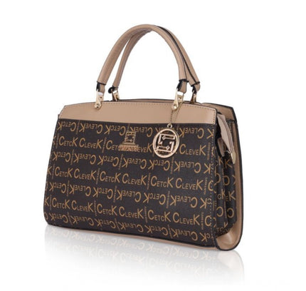Women's Faux Leather Printed Handbag (Hilver)