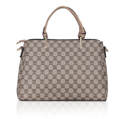 Women's Faux Leather Printed Handbag (Hilver)