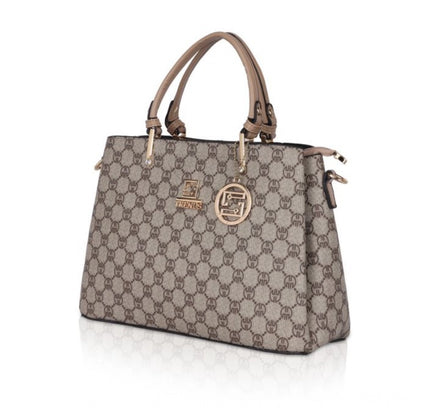 Women's Faux Leather Printed Handbag (Hilver)