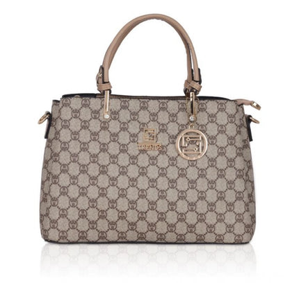 Women's Faux Leather Printed Handbag (Hilver)