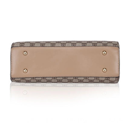 Women's Faux Leather Printed Handbag (Hilver)