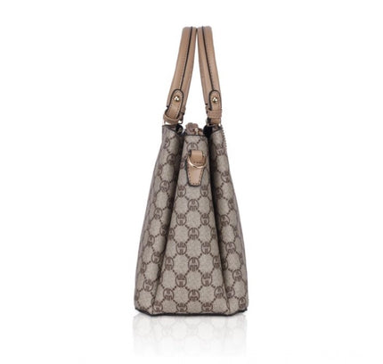 Women's Faux Leather Printed Handbag (Hilver)