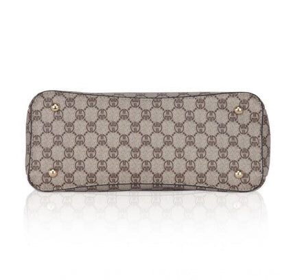 Women's Faux Leather Printed Handbag (Hilver)