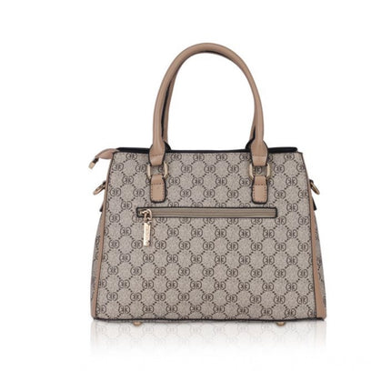 Women's Faux Leather Printed Handbag (Hilver)