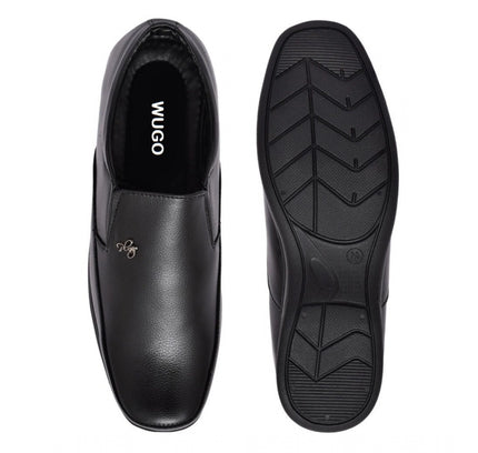 Men's Faux Leather Formal Shoes (Black)