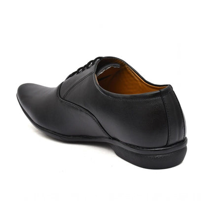 Men's Faux Leather Formal Shoes (Black)