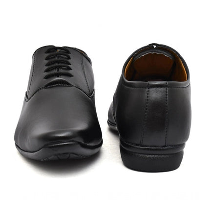 Men's Faux Leather Formal Shoes (Black)