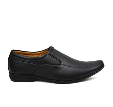 Men's Faux Leather Formal Shoes (Black)