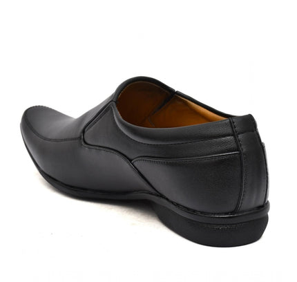 Men's Faux Leather Formal Shoes (Black)