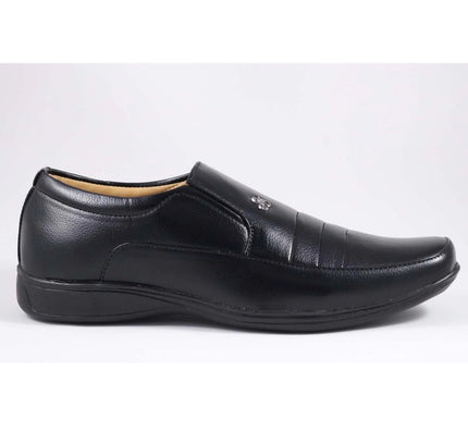Men's Faux Leather Formal Shoes (Black)