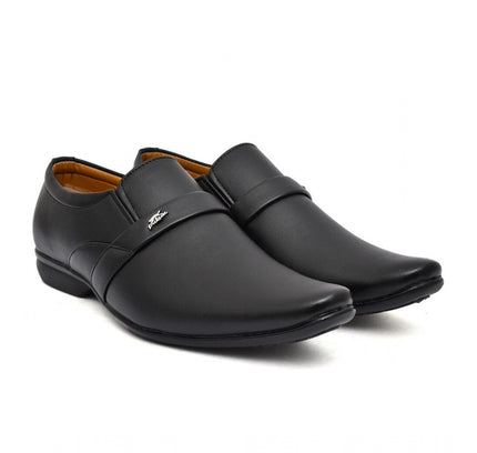 Men's Faux Leather Formal Shoes (Black)
