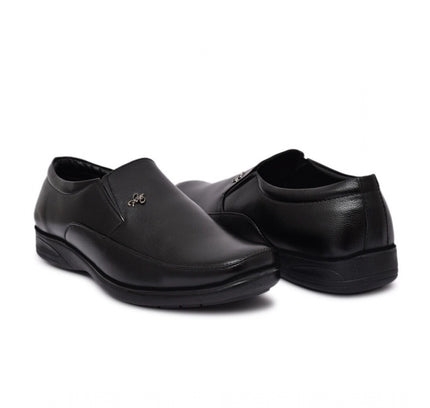 Men's Faux Leather Formal Shoes (Black)