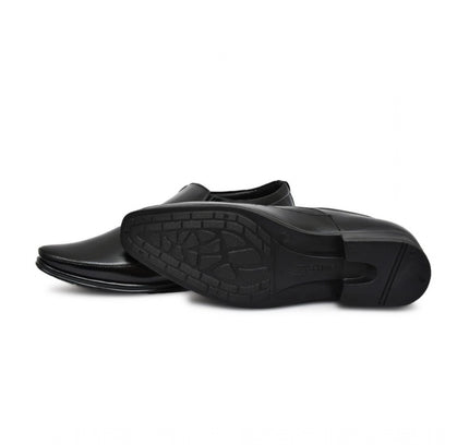 Men's Faux Leather Formal Shoes (Black)