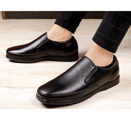 Men's Faux Leather Formal Shoes (Black)