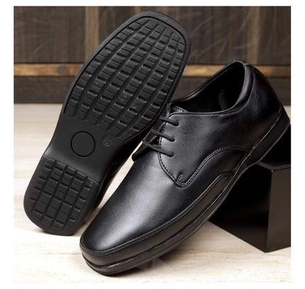 Men's Faux Leather Formal Shoes (Black)