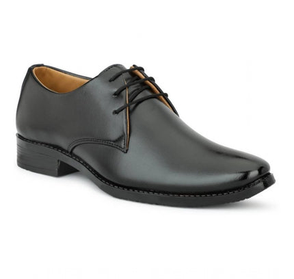 Men's Faux Leather Formal Shoes (Black)