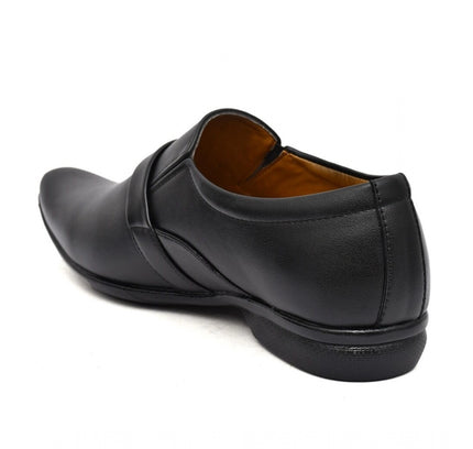 Men's Faux Leather Formal Shoes (Black)