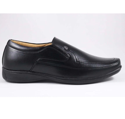 Men's Faux Leather Formal Shoes (Black)
