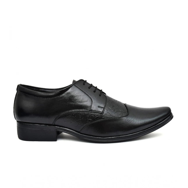 Men's Faux Leather Formal Shoes (Black)