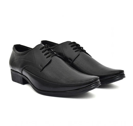 Men's Faux Leather Formal Shoes (Black)