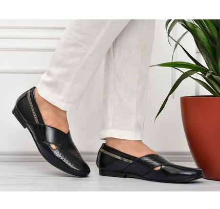 Men's Faux Leather Formal Shoes (Black)