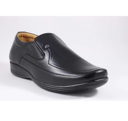 Men's Faux Leather Formal Shoes (Black)